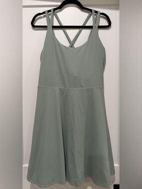 YITTY Active Women's UltraLuxe Strappy Tennis Dress with Built in Short size 3X